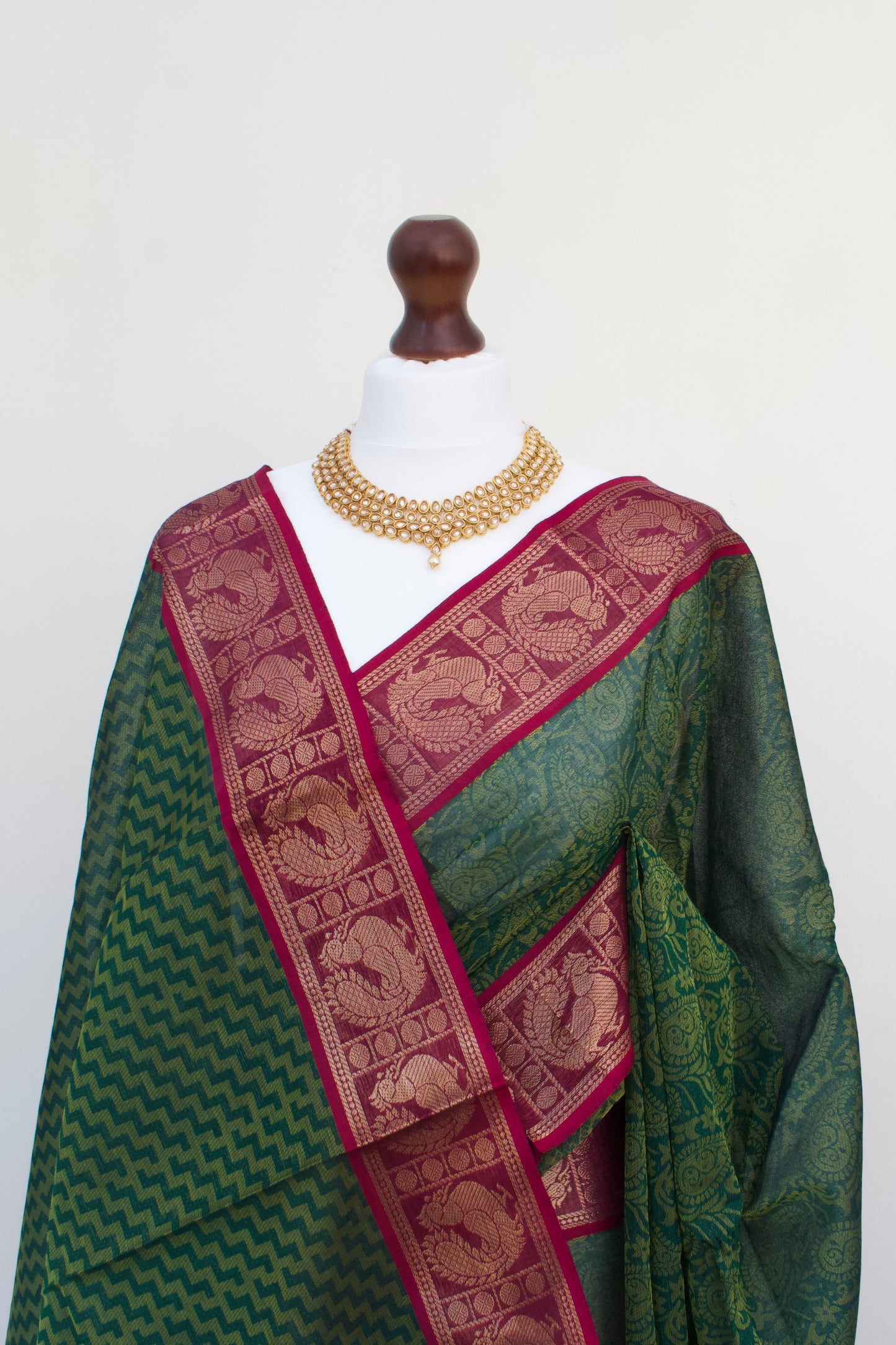 Vanasingaram - Green Mango Saree