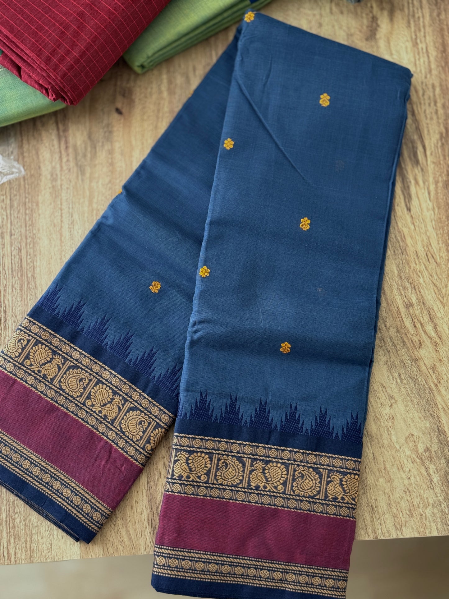 Kanchi Cotton - Navy